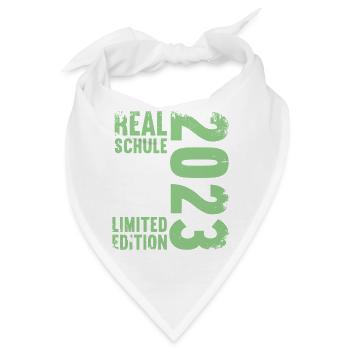 Realschule bestanden Realschulabschluss 2023 - Bandana - Weiß - Vorne