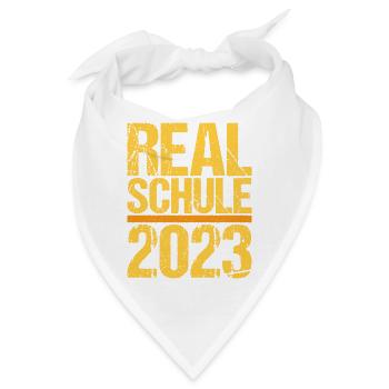 Realschule bestanden Realschulabschluss 2023 - Bandana - Weiß - Vorne