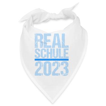 Realschule bestanden Realschulabschluss 2023 - Bandana - Weiß - Vorne