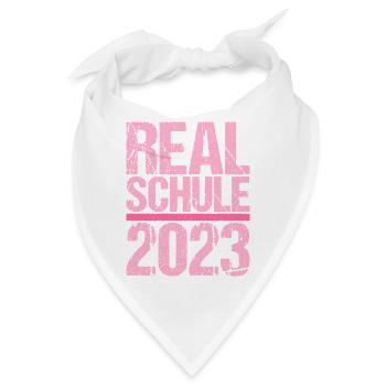 Realschule bestanden Realschulabschluss 2023 - Bandana - Weiß - Vorne