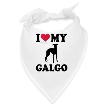 Galgo - Bandana - Weiß - Vorne