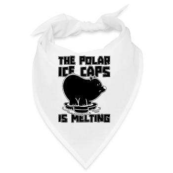 The Polar Ice Awareness Global Warming Advocate - Bandana - Weiß - Vorne