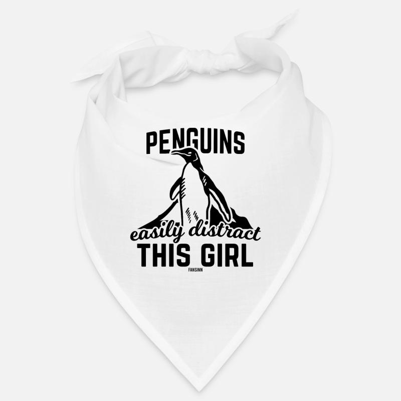 Penguins easily distract this girl Bandana