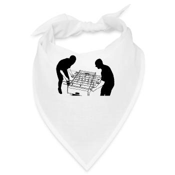 Tischfußballspieler - Bandana - Weiß - Vorne