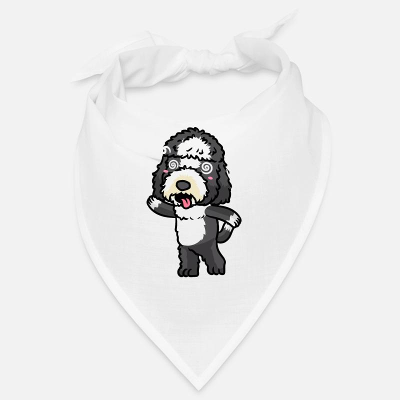 Émoticône de chien Sheepadoodle Bandana