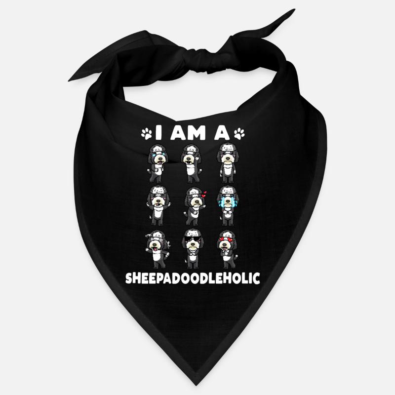 Chien Sheepadoodle Bandana