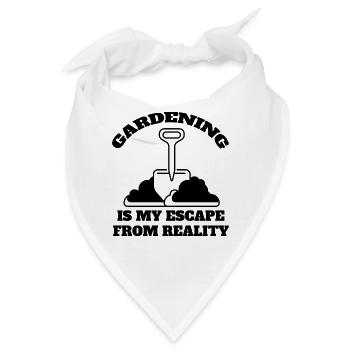 Gärtner Obstgarten Garten Geschenk Hobbygärtner - Bandana - Weiß - Vorne