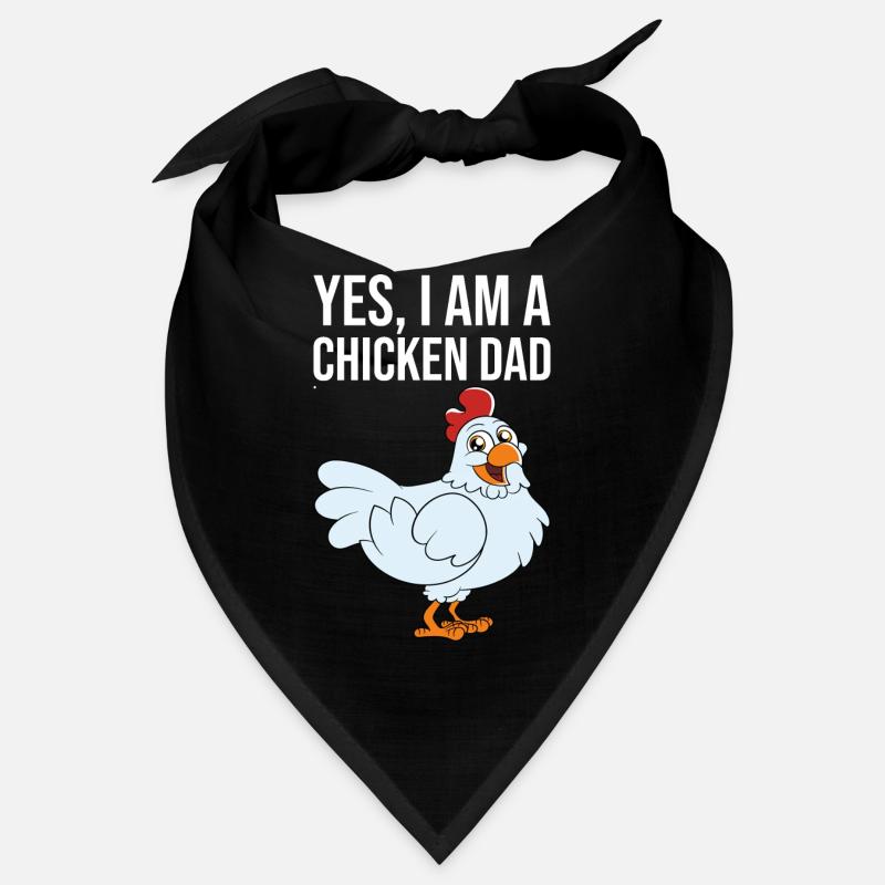 Yes I Am A Chicken Dad Bandana