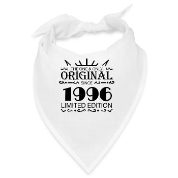 1996 - Baujahr 1996 - Jahrgang 1996 - Bandana - Weiß - Vorne