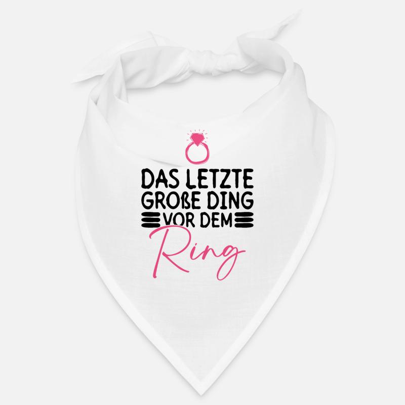 Das Letzte Große Ding Vor Dem Ring - JGA Braut Bandana