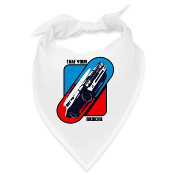Nehmen Sie Ihre Medizin - Muscle Cars - Bandana - Weiß - Vorne