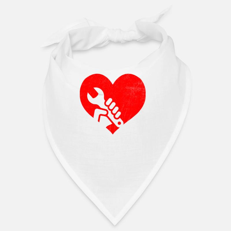Cool Engineering Heart Funny Architect Engineer Bandana