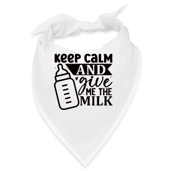 Neugeborenes Baby Kind Geburt Nahrung Milch - Bandana - Weiß - Vorne