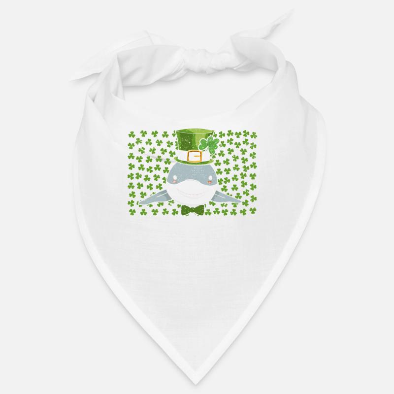 Poisson lutin requin trèfle Saint-Patrick Bandana