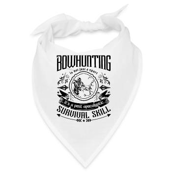 Bowhunting Is Not Just A Shooting Sports Bowhunter - Bandana - Weiß - Vorne
