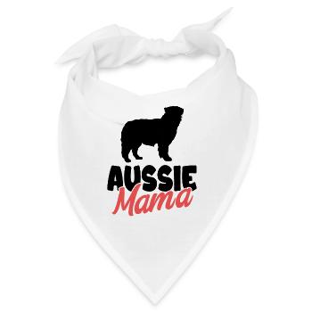 Australian Shepherd - Bandana - Weiß - Vorne