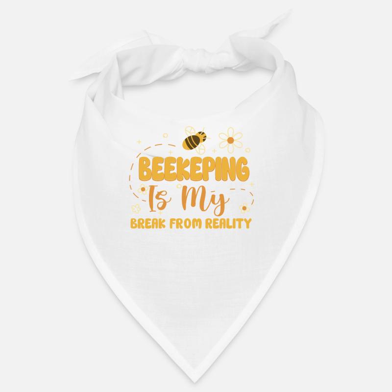 Honey beekeeping Beekeepers Honey bee apiary - Bandana - white