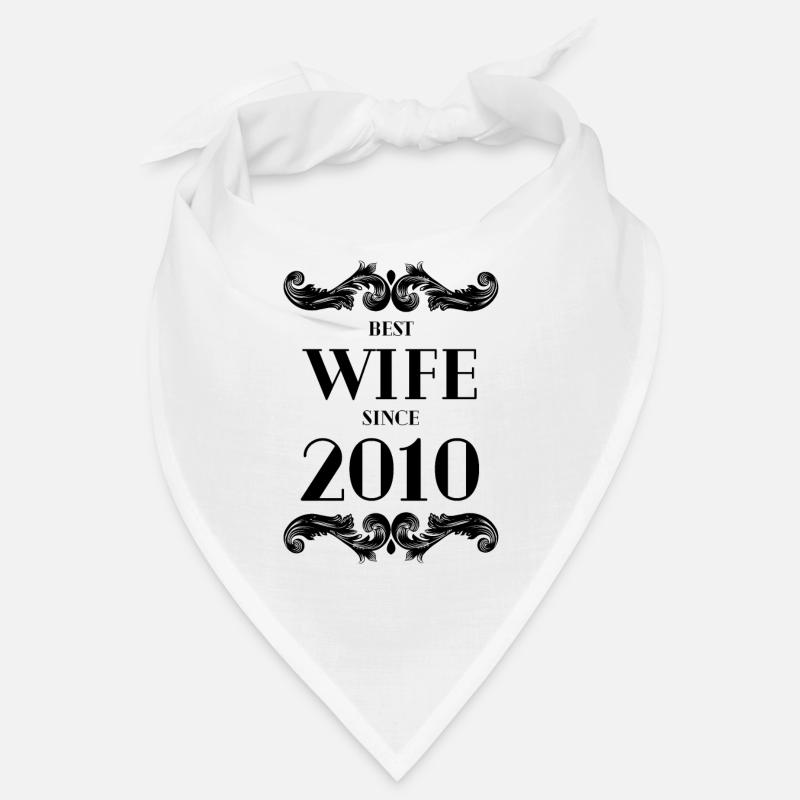Beste Ehefrau seit 2010 Hochzeit Bandana
