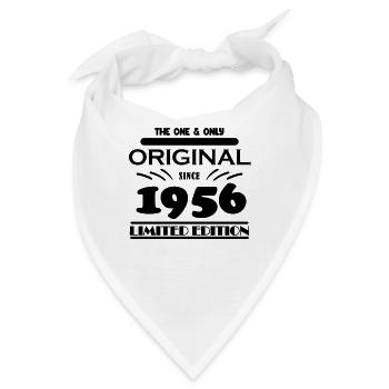 1956 - Baujahr 1956 - Jahrgang 1956 - Bandana - Weiß - Vorne
