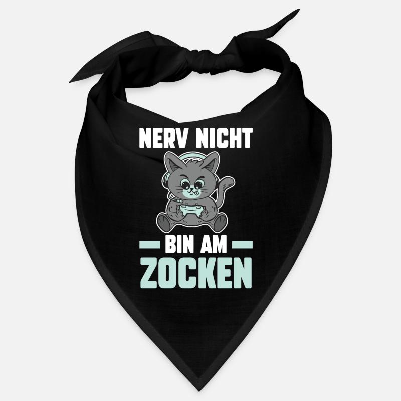 Nerv Nicht Bin Am Zocken Katze Bandana