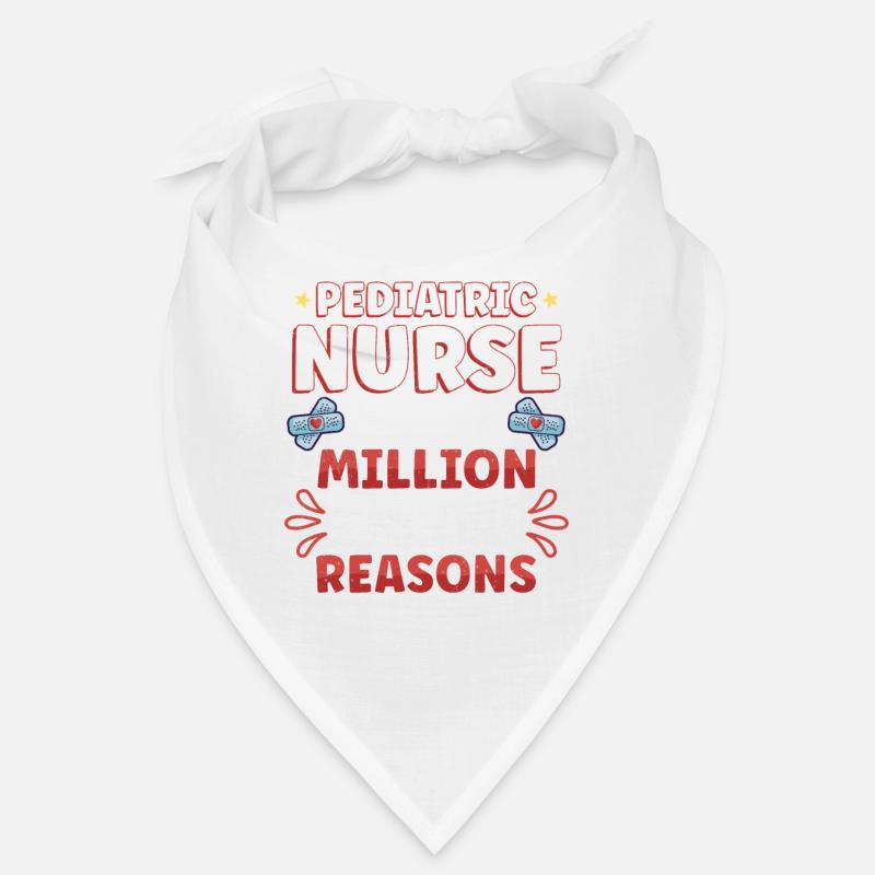 Pediatric Nurse Pediatric Nursing Tiny Human Nurse Bandana