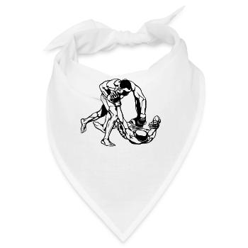 MMA Gemischte Kampfsportarten - Bandana - Weiß - Vorne