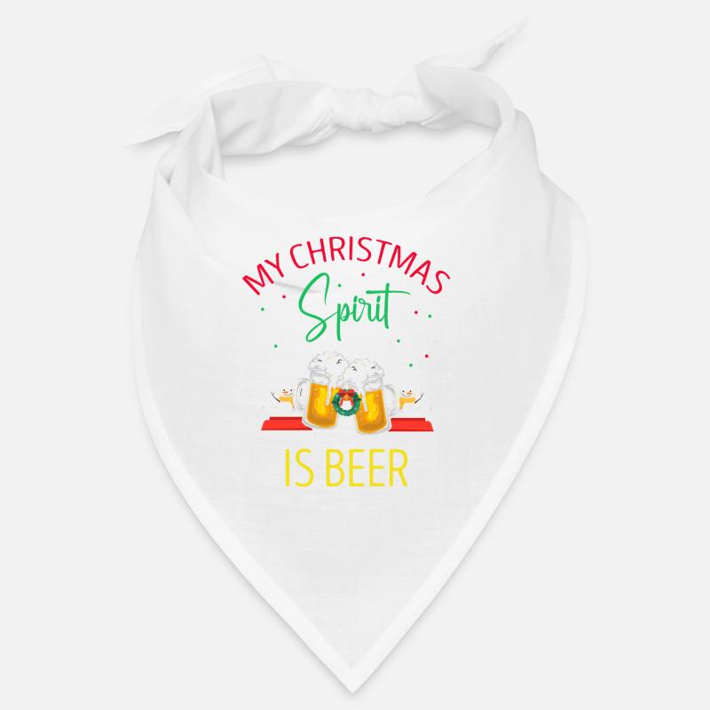 Mon de Noël est une bière drôle de t-shirt rétro Bandana