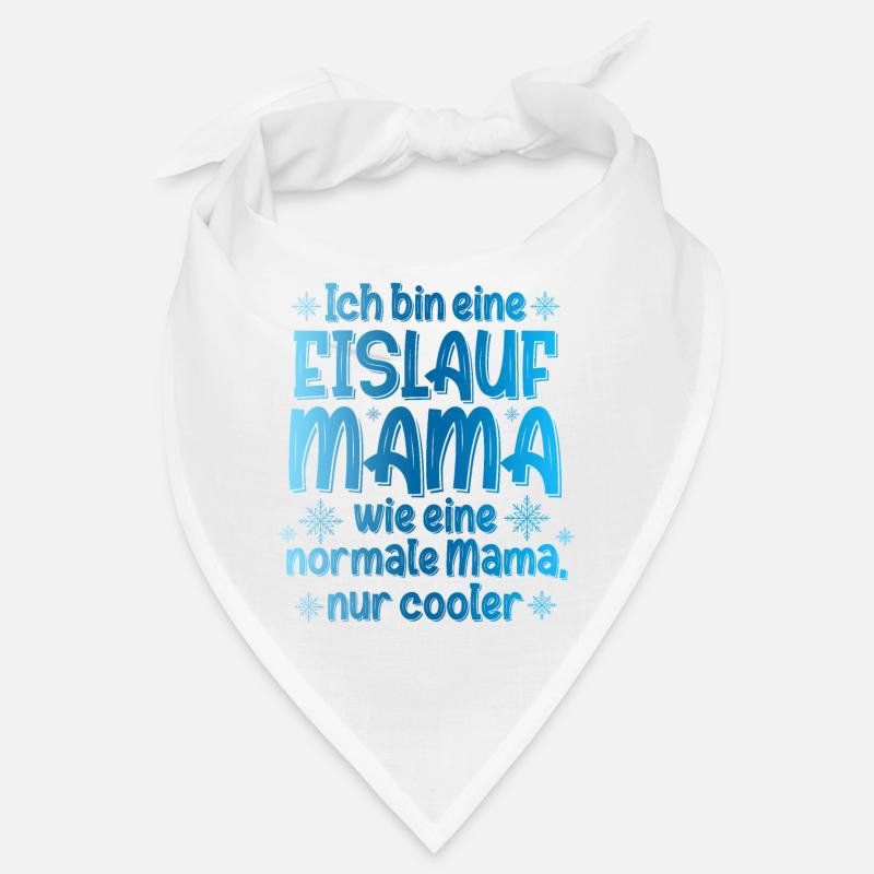 Ich Bin Eine Eislauf Mama Wie Eine Normale Mama Ei Bandana