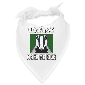 DAX MAKE ME RICH - Bandana - Weiß - Vorne
