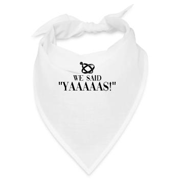 Braut Bräutigam Partneroutfit Hochzeit - Bandana - Weiß - Vorne