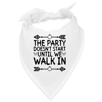 Braut Bräutigam Partneroutfit Hochzeit - Bandana - Weiß - Vorne