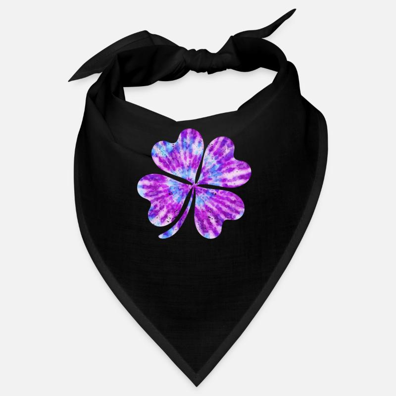 Kleeblatt Krawatte Farbstoff Klee Hippie St Pat Bandana