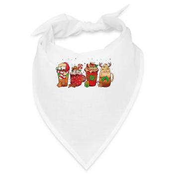 Tasse Heiße Schokolade Pfefferminz-mokka - Bandana - Weiß - Vorne