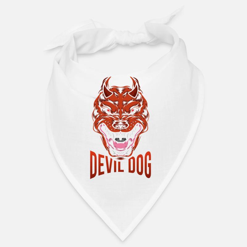 Devil dog with sharp teeth Bandana