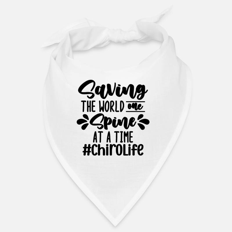 Saving The World Chiropractic Massage Chiropractor Bandana