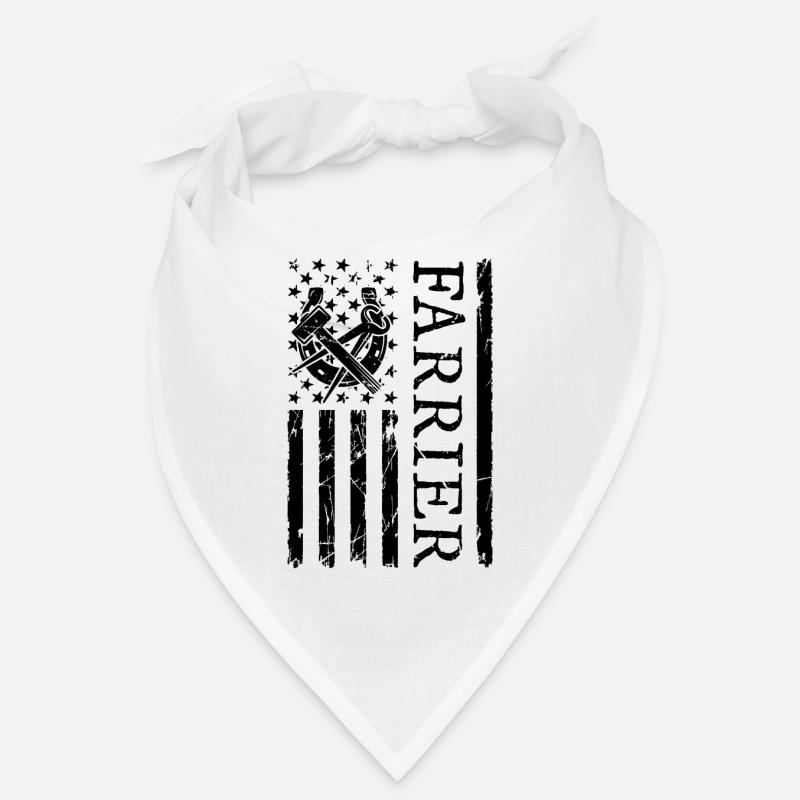 Farrier Flag Blacksmithing Horseshoe Farriers Bandana