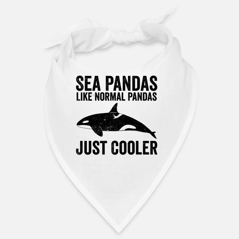 Funny orca whale like normal pandas only cooler Bandana