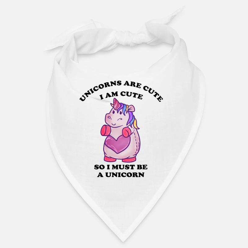 dickes kuscheliges Einhorn Bandana