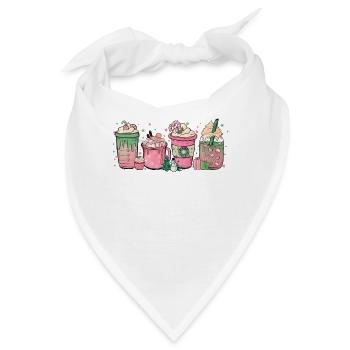Tasse Heiße Schokolade Pfefferminz-mokka - Bandana - Weiß - Vorne