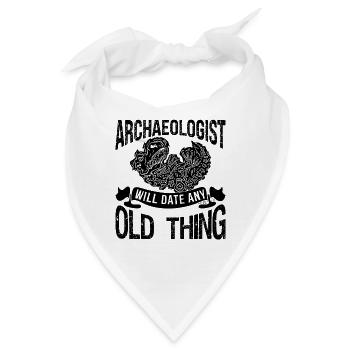 Archaeologist Will Archaeology Dig Archaeologist - Bandana - Weiß - Vorne