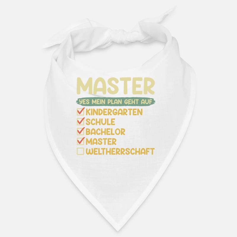 Kindergarten School Bachelor Master Degree Bandana