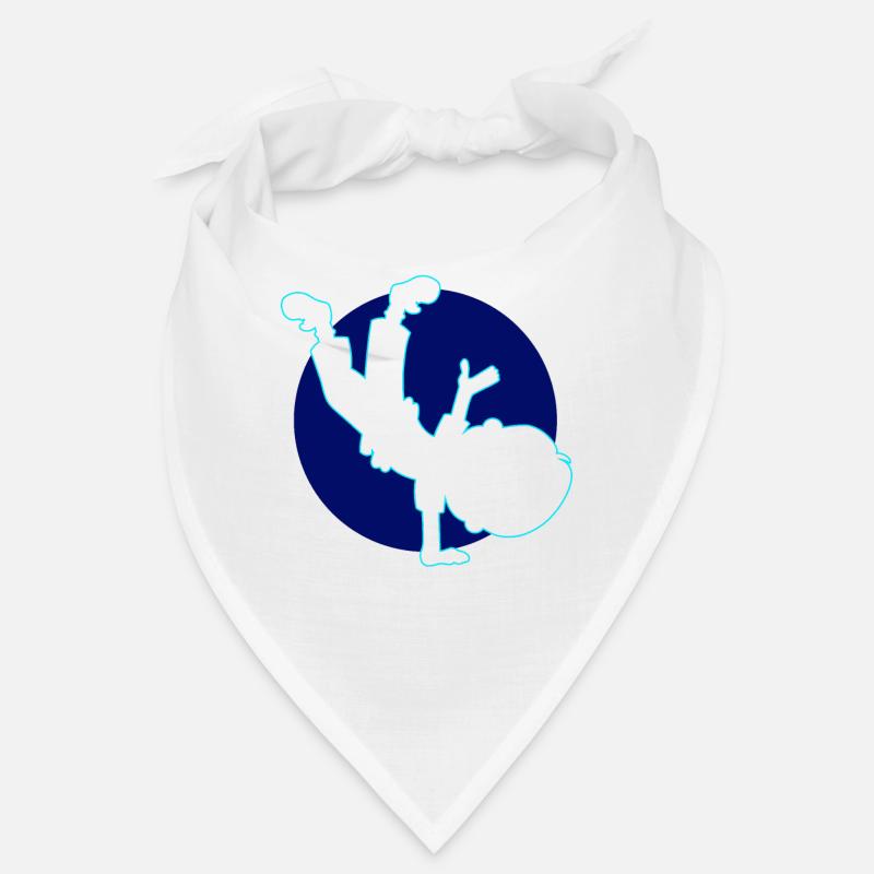 Breakdancer Breakdance Danseurs - Bandana - blanc