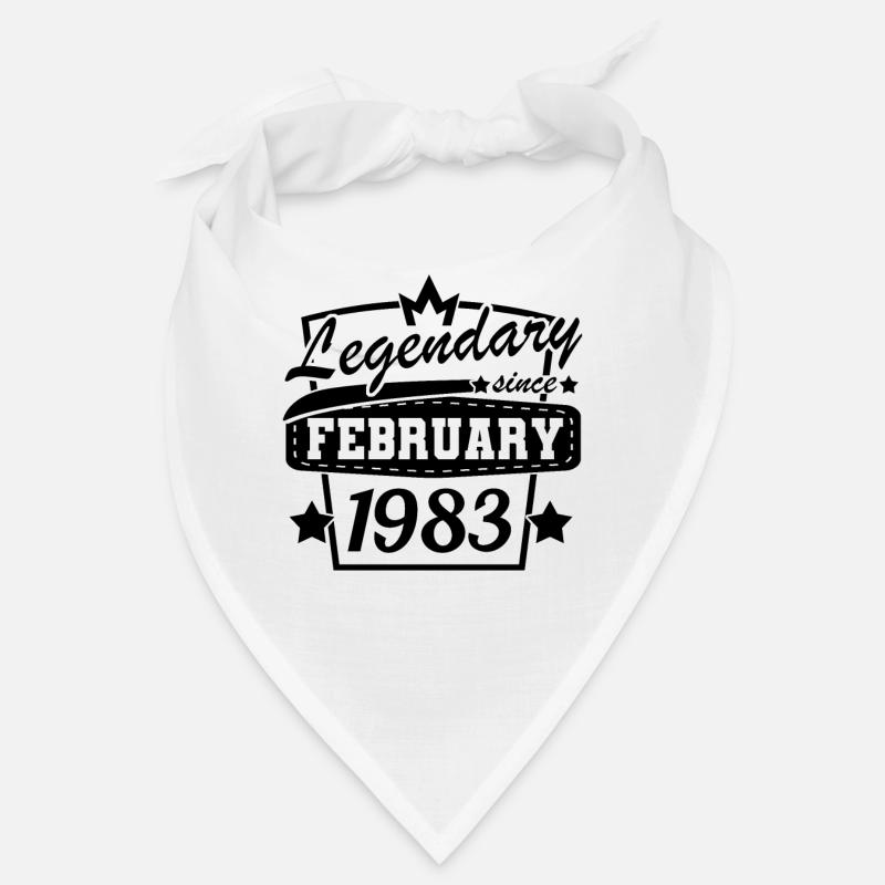 February 1983 Birthday Retro Bandana