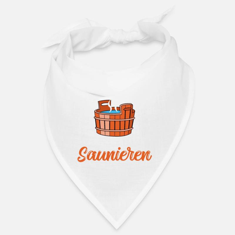 Sauna - Bandana - Weiß