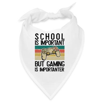 Schule Ist wichtig - Bandana - Weiß - Vorne