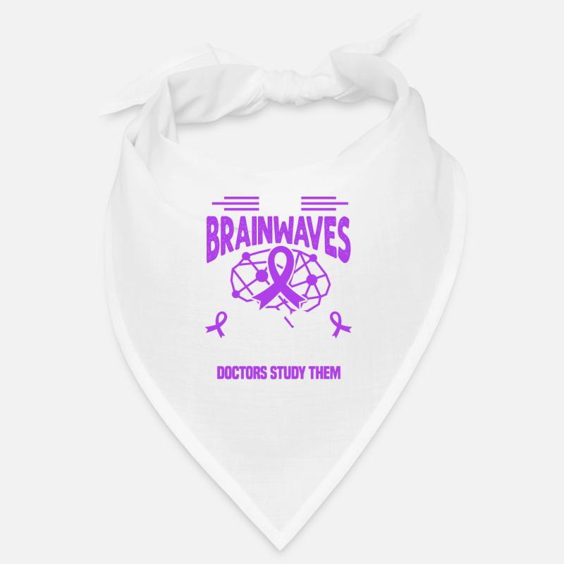 my brainwaves are so powerful Design for a witty Bandana