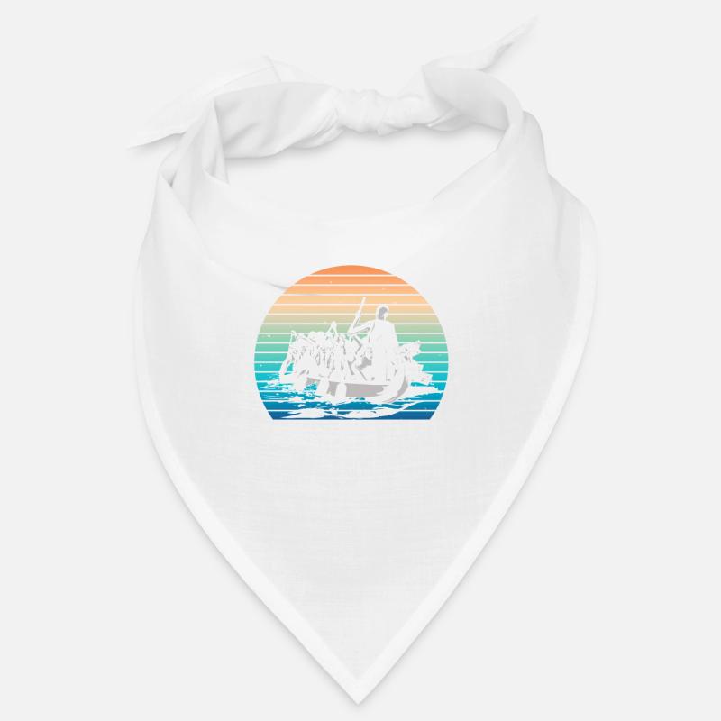 Drachenboot Und Drachenboottrainer - Bandana - Weiß