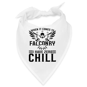 When It Comes Falconry Bird Hunting Sport Falconer - Bandana - Weiß - Vorne