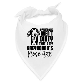 My Windows Greyhound Racing Rescue Greyhound Racer - Bandana - Weiß - Vorne