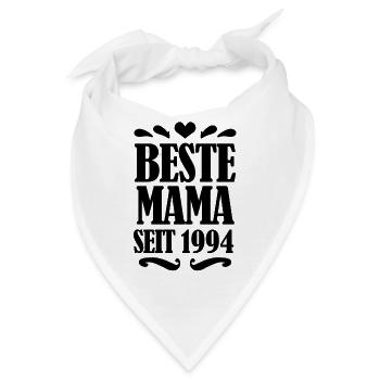 Beste Mama seit 1994 - Bandana - Weiß - Vorne